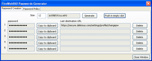 FireWebSSO: passwords generator ; updated destination URL.