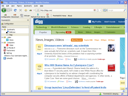 FireWebSSO sidebar SSO Extension Firefox